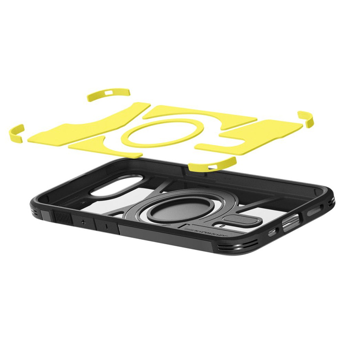 ETUI SPIGEN IPHONE 16E TOUGH ARMOR MAG MAGSAFE BLACK