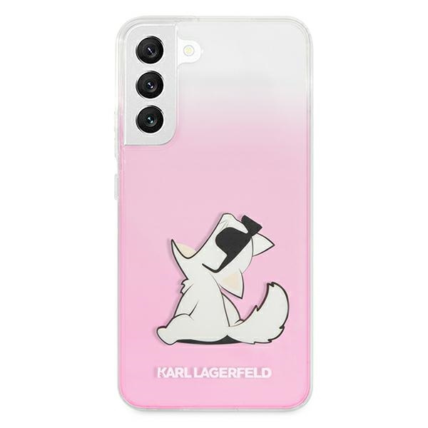 Etui KARL LAGERFELD Samsung Galaxy S22 Plus Choupette Eat Różowy Hardcase