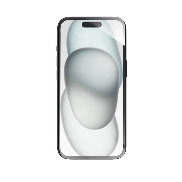 Szkło hybrydowe do iPhone 15 Forcell Flexible 5D czarne