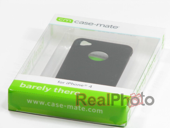 Etui Case-Mate - Apple iPhone 4 - Barely There - Black (Rubber)