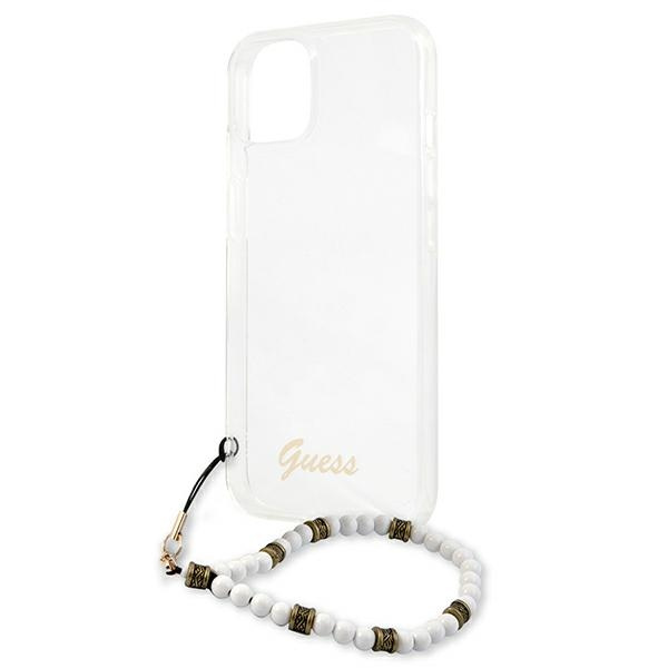 Etui GUESS Apple iPhone 13 Mini White Pearl Bezbarwny Hardcase