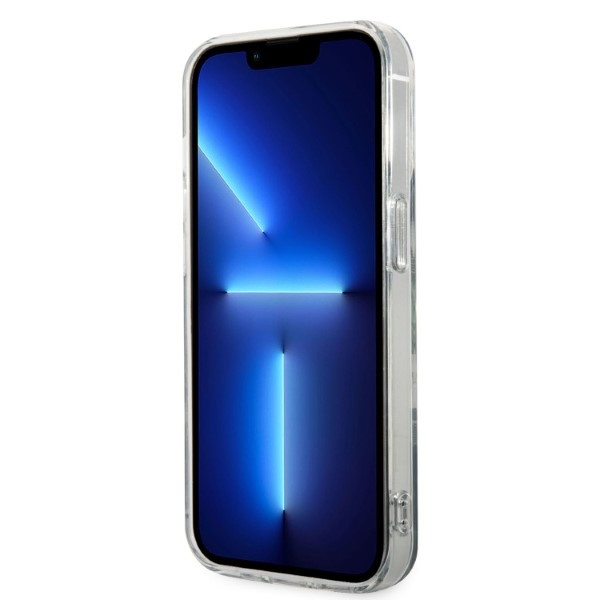 Zestaw Etui Guess Case+ Charger iPhone 14 Pro Max 6,7" zielony/green hard case Jungle MagSafe