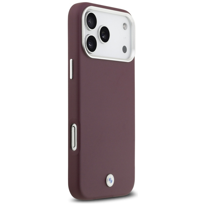 Etui BMW Sign Full Wrapped Metal MagSafe do iPhone 17 Pro Max czerwony