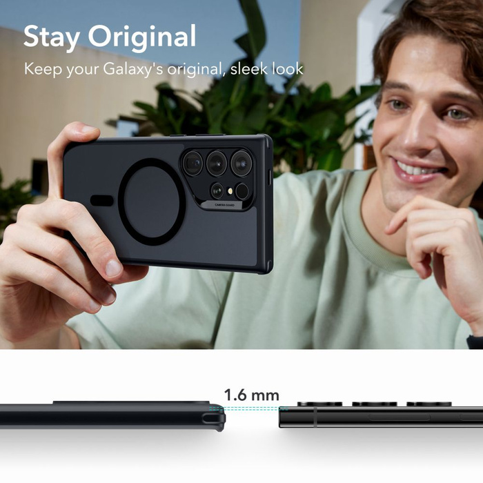 Etui Esr Ch Halolock Magsafe Samsung Galaxy S24 Ultra Frosted Black Case