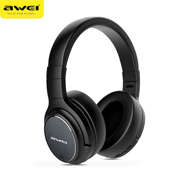 Słuchawki AWEI Bluetooth A950BL ANC Nauszne Czarny
