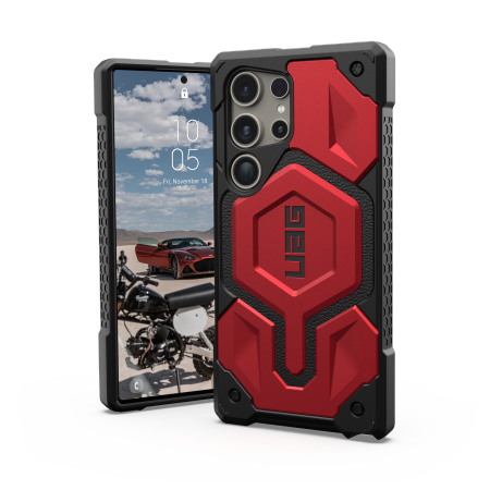 Etui UAG Monarch Pro - obudowa ochronna do Samsung Galaxy S24 Ultra 5G z wbudowanym modułem magnetycznym (crimson) Case