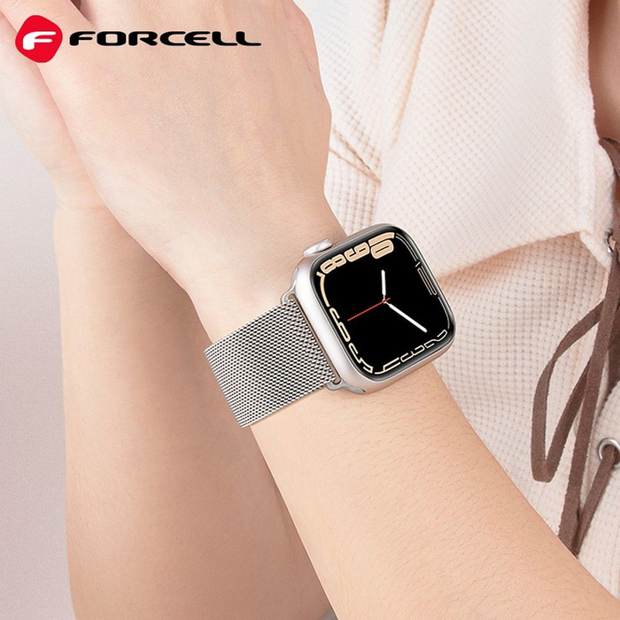 Pasek do Apple Watch Forcell F-Design FA03 magnetyczny stal 38 / 40 / 41 mm złoty