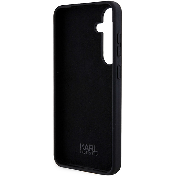 Etui Karl Lagerfeld KLHCS24SSNIKBCK S24 S921 hardcase czarny/black Silicone Ikonik Case