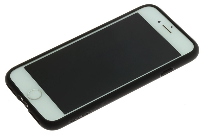 Etui iPhone 7 8 SE 2020 Spigen Ultra Hybrid Black Czarne Case Apple