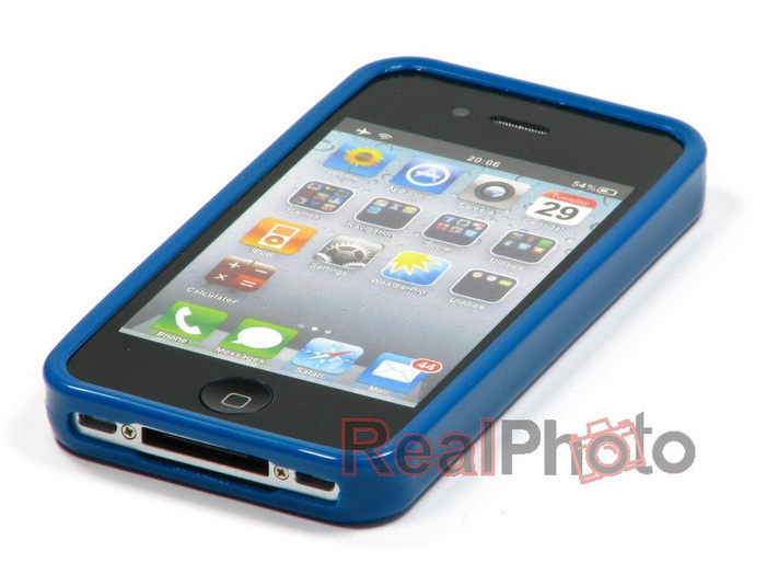 Etui Apple iPhone 4 4S STK Gumowe Futerał Etui