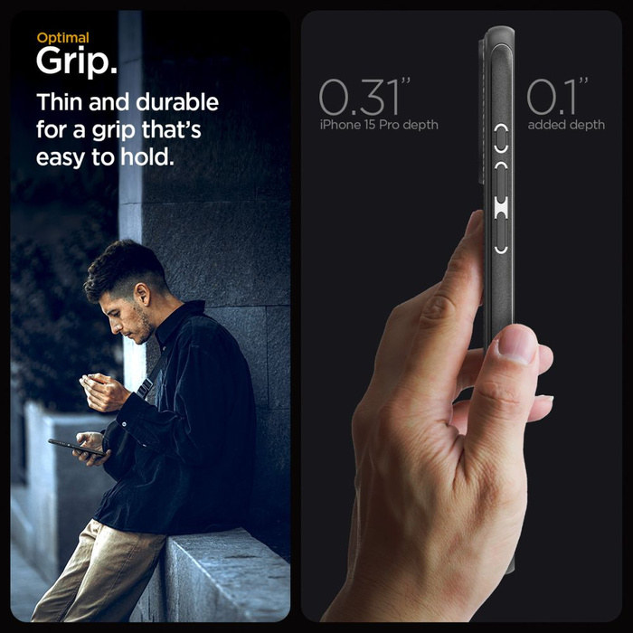 Etui Spigen Mag Armor iPhone 15 Pro Matte Black