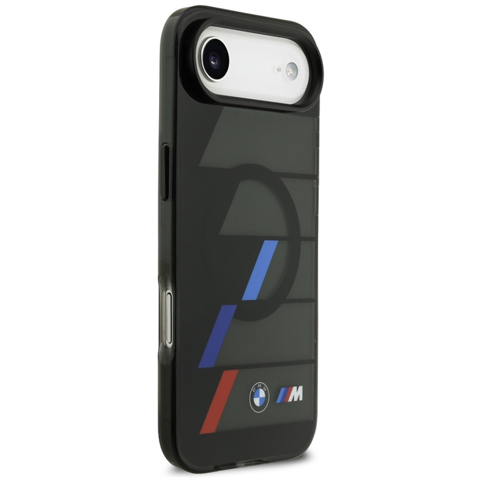 Etui BMW M IML Metal Buttons Tricolor    Lines MagSafe do iPhone Air czarny