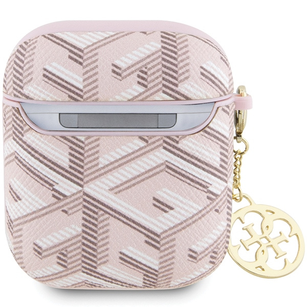 Etui Guess GUA2PGCE4CP AirPods 1/2 cover różowy/pink GCube Charm Case