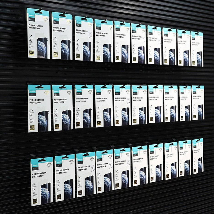 Joyroom Knight Series zestaw 40x szkło hartowane 2,5D do iPhone 12 Pro Max przezroczysty (JR-PF843)