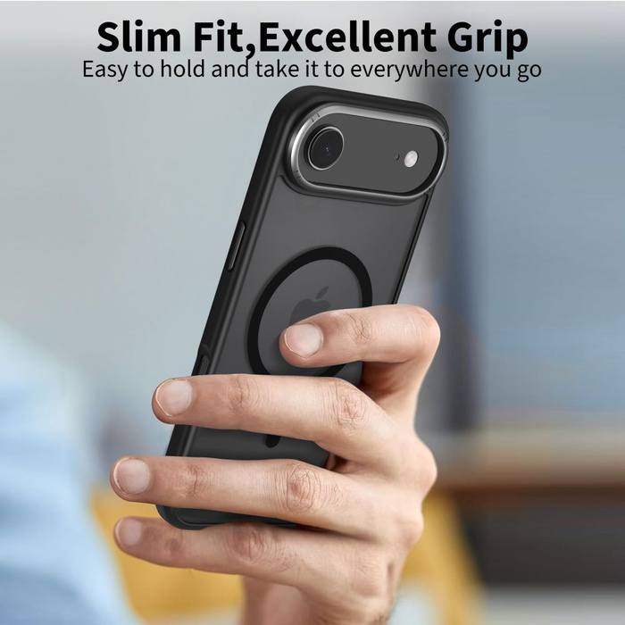 ETUI TECH-PROTECT IPHONE 17 AIR MAGEDGE MAGSAFE MATOWE CZARNE