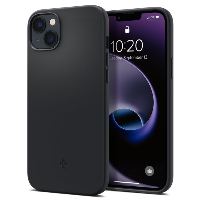 Etui Spigen iPhone 14 Plus Silicone Fit Mag Magsafe Black