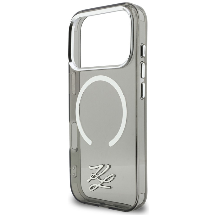 Etui Karl Lagerfeld IML KL Script Logo   MagSafe do iPhone 17 Pro Max czarny
