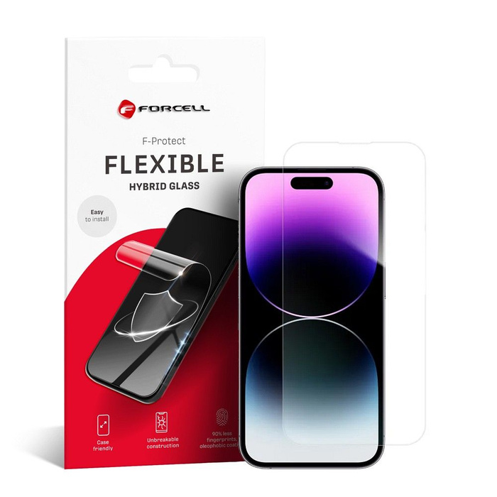 Szkło hybrydowe do iPhone 14 PRO Forcell Flexible Nano Glass