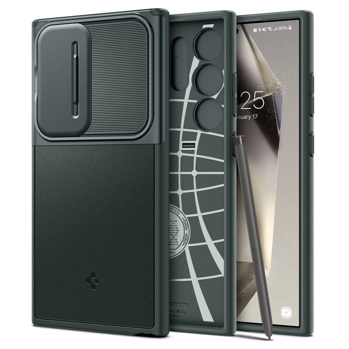 Etui Spigen Optik Armor Samsung Galaxy S24 Ultra Abyss Green Case
