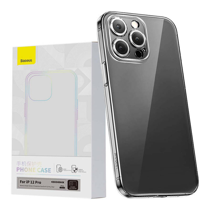 Etui Przeźroczyste Etui Baseus Simple do iPhone 12 Pro Case