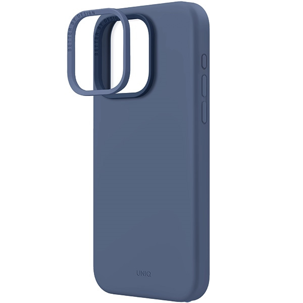 Etui UNIQ etui Lino Hue iPhone 15 Pro Max 6.7" Magclick Charging granatowy/navy blue Case