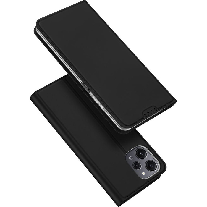 Etui z ekoskóry Dux Ducis Skin Pro do Xiaomi Poco M6 Pro / Redmi 12 / Redmi 12R - czarne