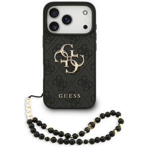 Etui Guess 4G Strap 4G Classic Logo do   iPhone 17 Pro czarny