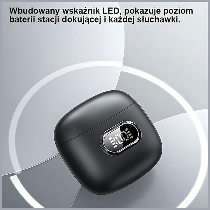 USAMS Słuchawki Bluetooth 5.3 TWS IA II series bezprzewodowe purpurowy/purple BHUIAII03 (USAMS-IAII15)