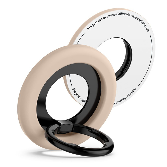 UCHWYT NA PALEC SPIGEN NANO POP MAGSAFE PHONE RING COCONUT BEIGE
