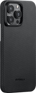 Pitaka MagEZ 4 600D case, black/grey twill - iPhone 15 Pro