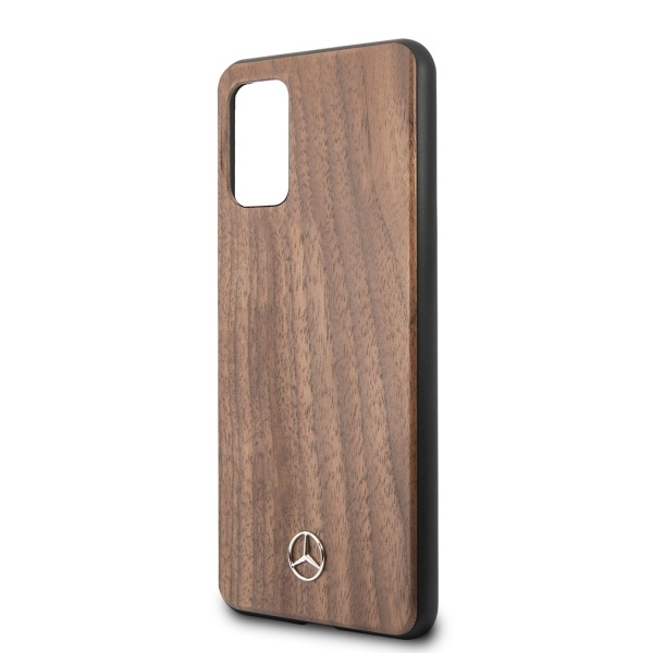 Etui MERCEDES Samsung Galaxy S20 Plus Wood Line Walnut Brązowy Case