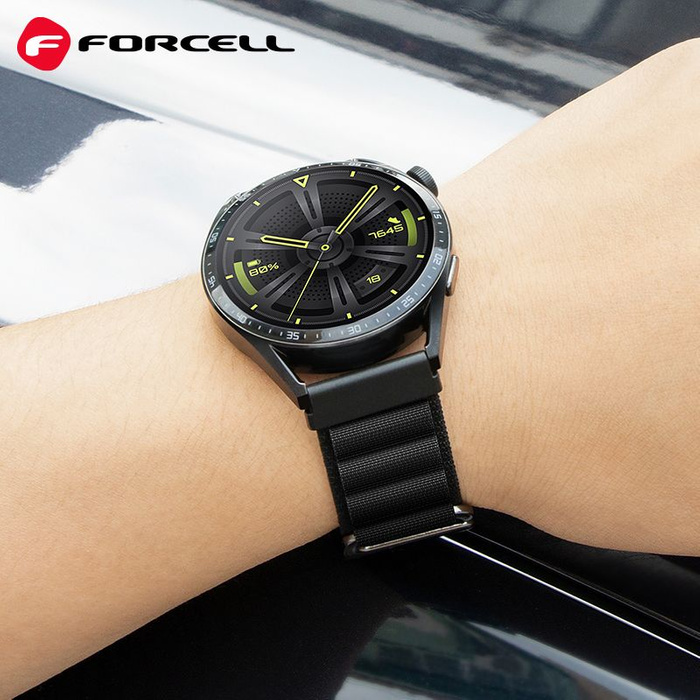 FORCELL F-DESIGN FS05 pasek do SAMSUNG Watch 22 mm czarny