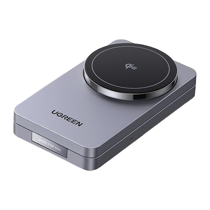 Magnetyczna ładowarka bezprzewodowa 2w1 UGREEN W706, MagSafe W706, 15W (czarna)
