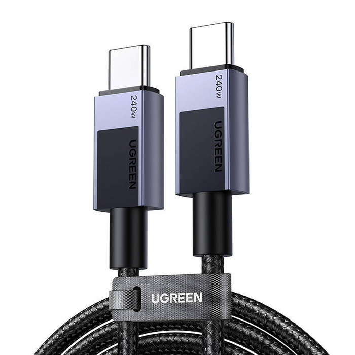 Kabel Ugreen USB-C to USB-C PD L513 2m (szary)