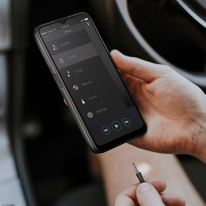 Forcell Zestaw Słuchawkowy Premium Sound U3 mini jack 3,5mm Czarny