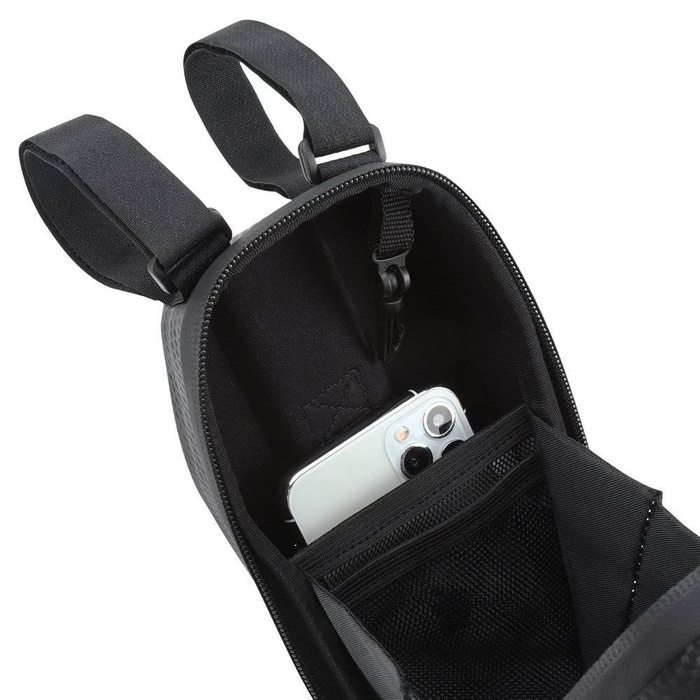 Wozinsky wodoodporna torba na kierownicę hulajnogi torba na hulajnogę 2 l czarna (WSB3BK)