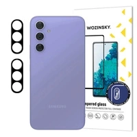 Czarne szkło na aparat Wozinsky Full Camera Glass na Samsung Galaxy A17 / A17 5G, zestaw 2 sztuk