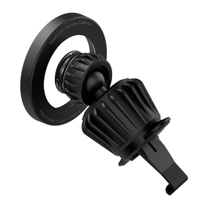 UCHWYT SPIGEN MFT13 MAGNETIC MAGSAFE DASHBOARD & VENT CAR MOUNT SREBRNY