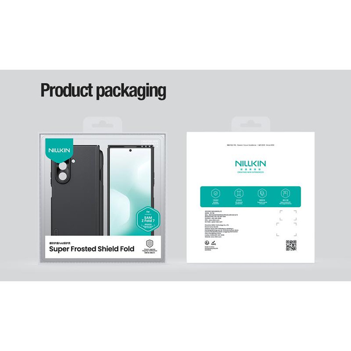 Nillkin Super Frosted Shield FOLD MAGNETIC SAMSUNG Z FOLD7 (with Pen), BLACK / CZARNY