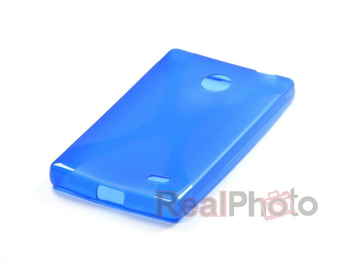 Pokrowiec X-Line Nokia X Niebieski Etui Silikon