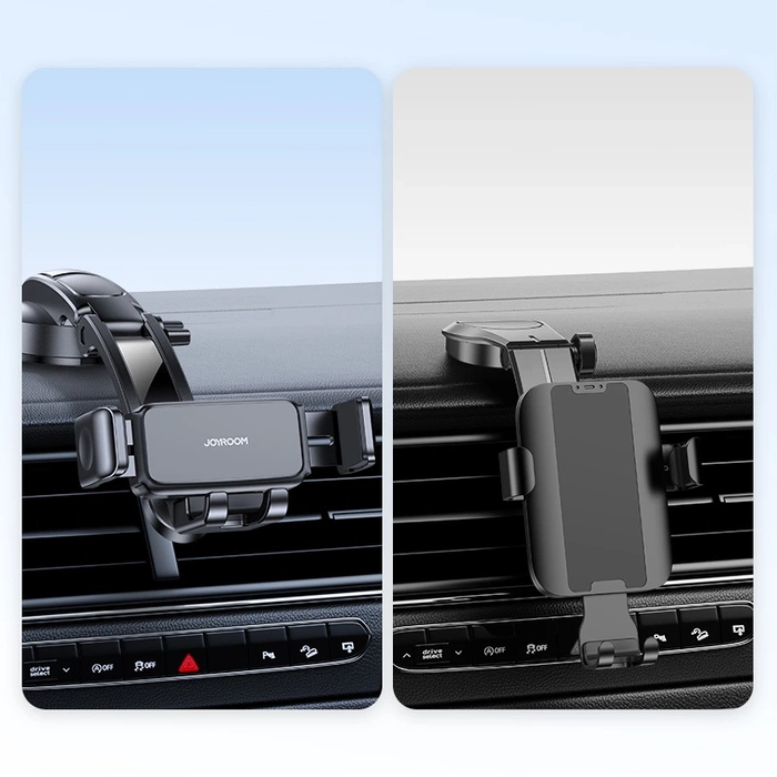 Joyroom mechaniczny uchwyt samochodowy na kokpit czarny (JR-ZS283)