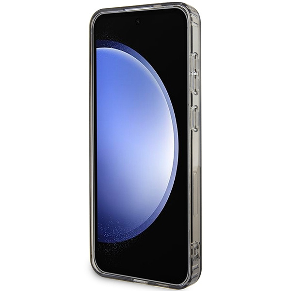 Etui Guess GUHMS24MHFWFCK S24+ S926 czarny/black hardcase IML Flowers Wreath MagSafe Case