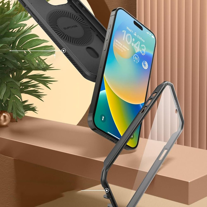 Etui Supcase Ub Pro Mag Magsafe iPhone 15 Pro Black Case