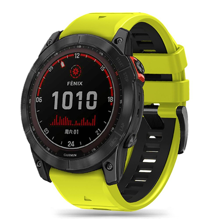 Pasek Tech-protect Iconband Pro Garmin Fenix 3 / 5x / 3hr / 5x Plus / 6x / 6x Pro / 7x Lime/black