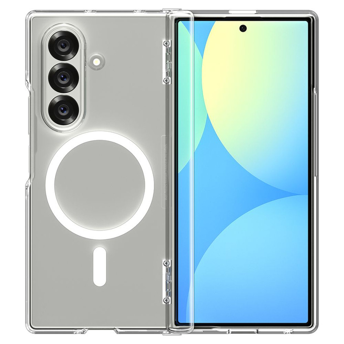 ETUI SPIGEN SAMSUNG GALAXY Z FOLD 7 ULTRA HYBRID PRO MAG MAGSAFE PRZEZROCZYSTE BIAŁE