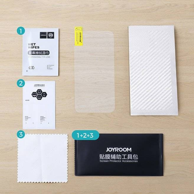 Joyroom Knight Series zestaw 40x szkło hartowane 2,5D do iPhone 12 Pro Max przezroczysty (JR-PF843)