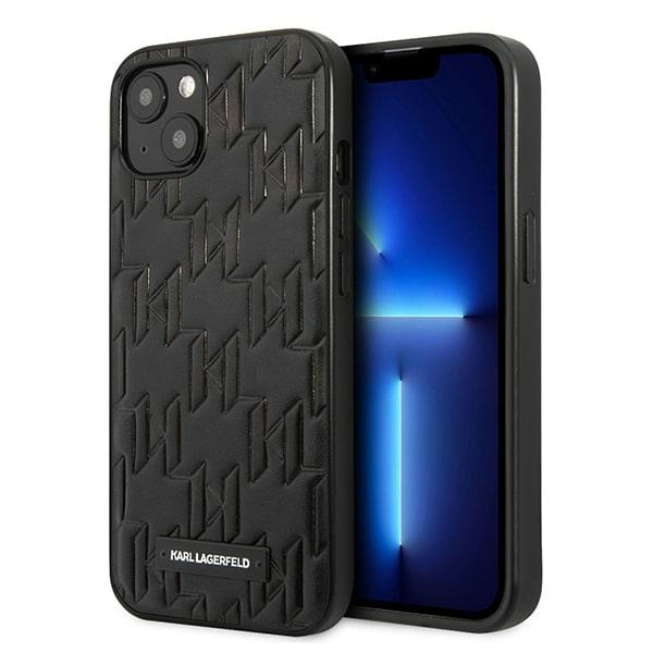 Etui KARL LAGERFELD Apple iPhone 13 Mini Monogram Plaque Czarny Hardcase