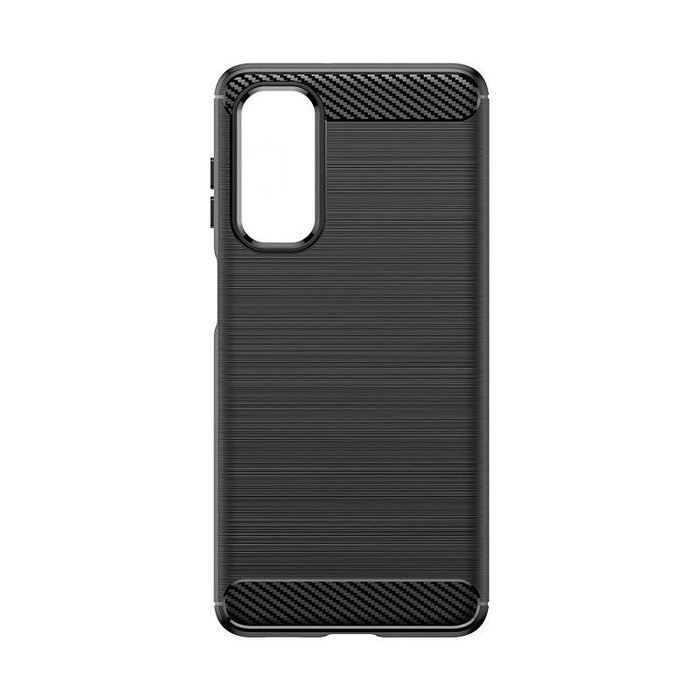 Etui silikonowe Carbon Case do Nokia C12/Nokia C12 Pro/Nokia C12 Plus - czarne
