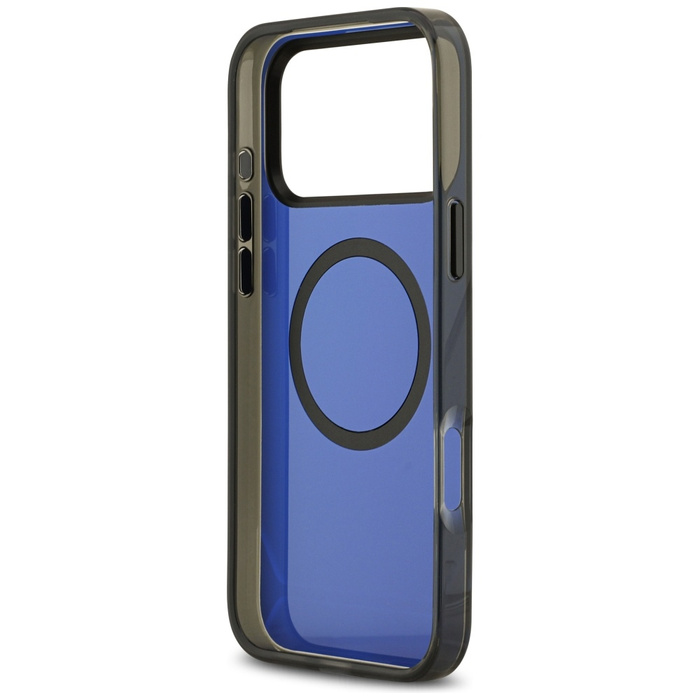 Etui BMW M IML Metal Buttons & Logo      MagSafe do iPhone 17 Pro Max niebieski