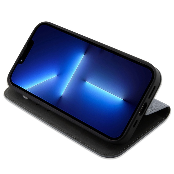 Etui Karl Lagerfeld KLBKP14XSANKCPG iPhone 14 Pro Max 6.7" bookcase srebrny/silver Saffiano Karl & Choupette Case